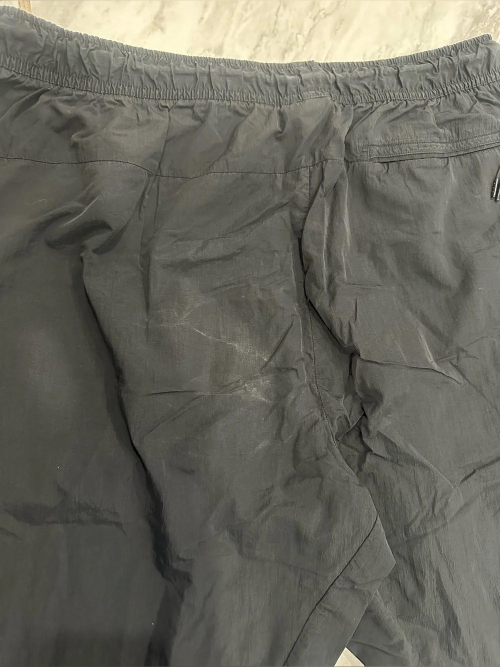 Nike Men’s Black Windbreaker Joggers Size XL FZ0758-01 With Stain